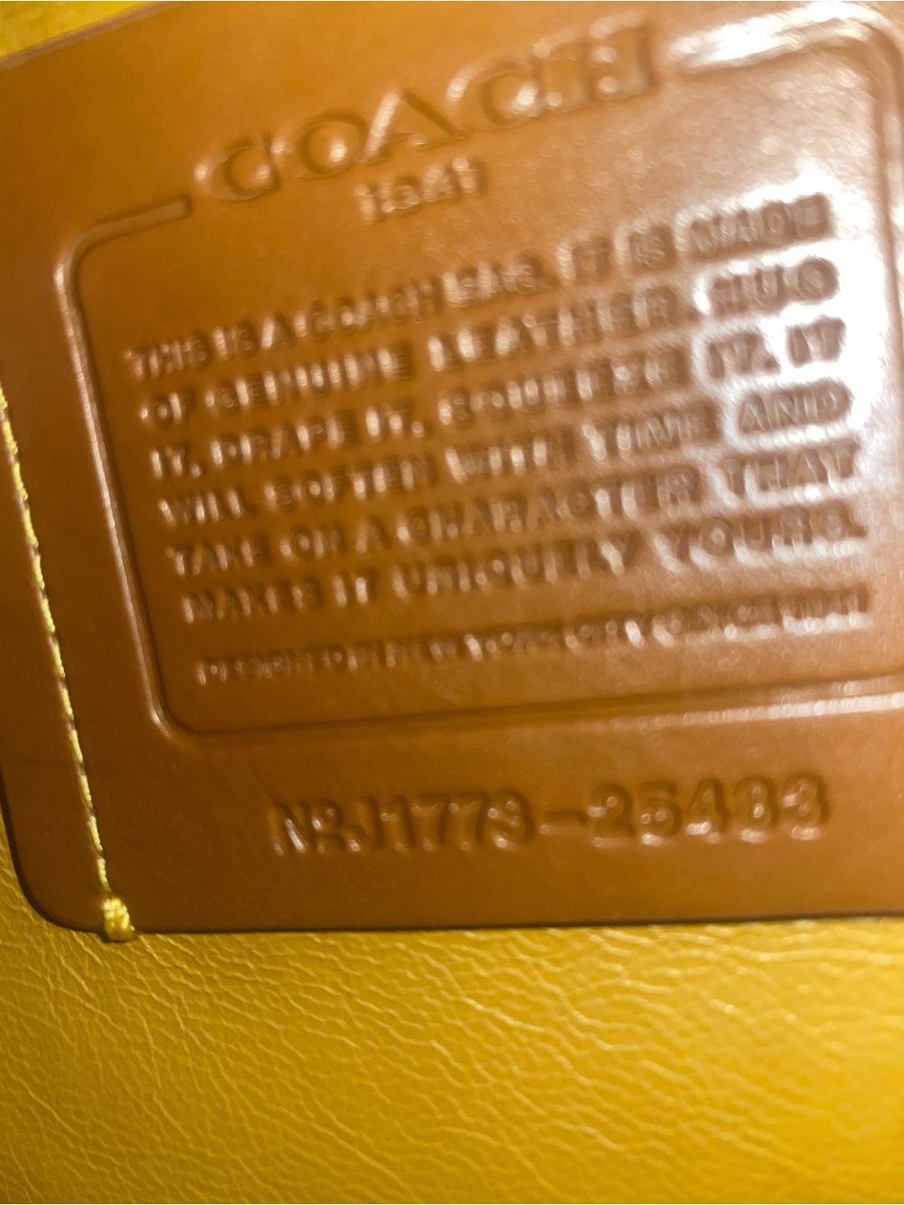 Coach Black Leather Studded Shoulder Bag with Gold Accents - Picture 7 of 11